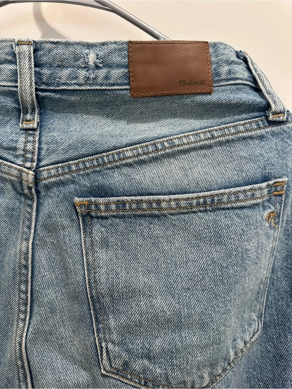 Madewell Mom’s Jean Light Wash Denim Jeans